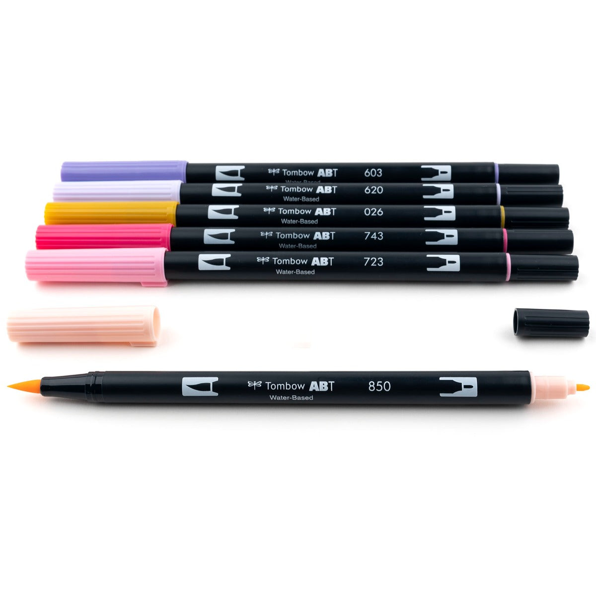 TOMBOW - Dual Brush Pen Set de 6 - Sweetheart