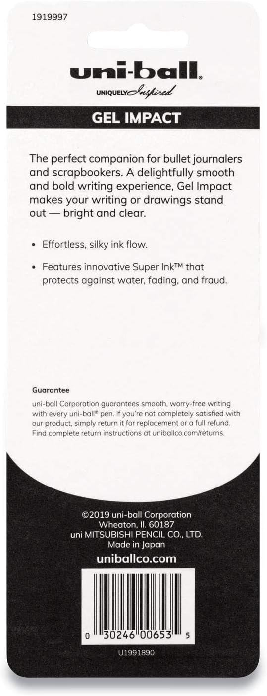 UNI - Gel Impact Set (Boligrafos de Gel 3 colores)