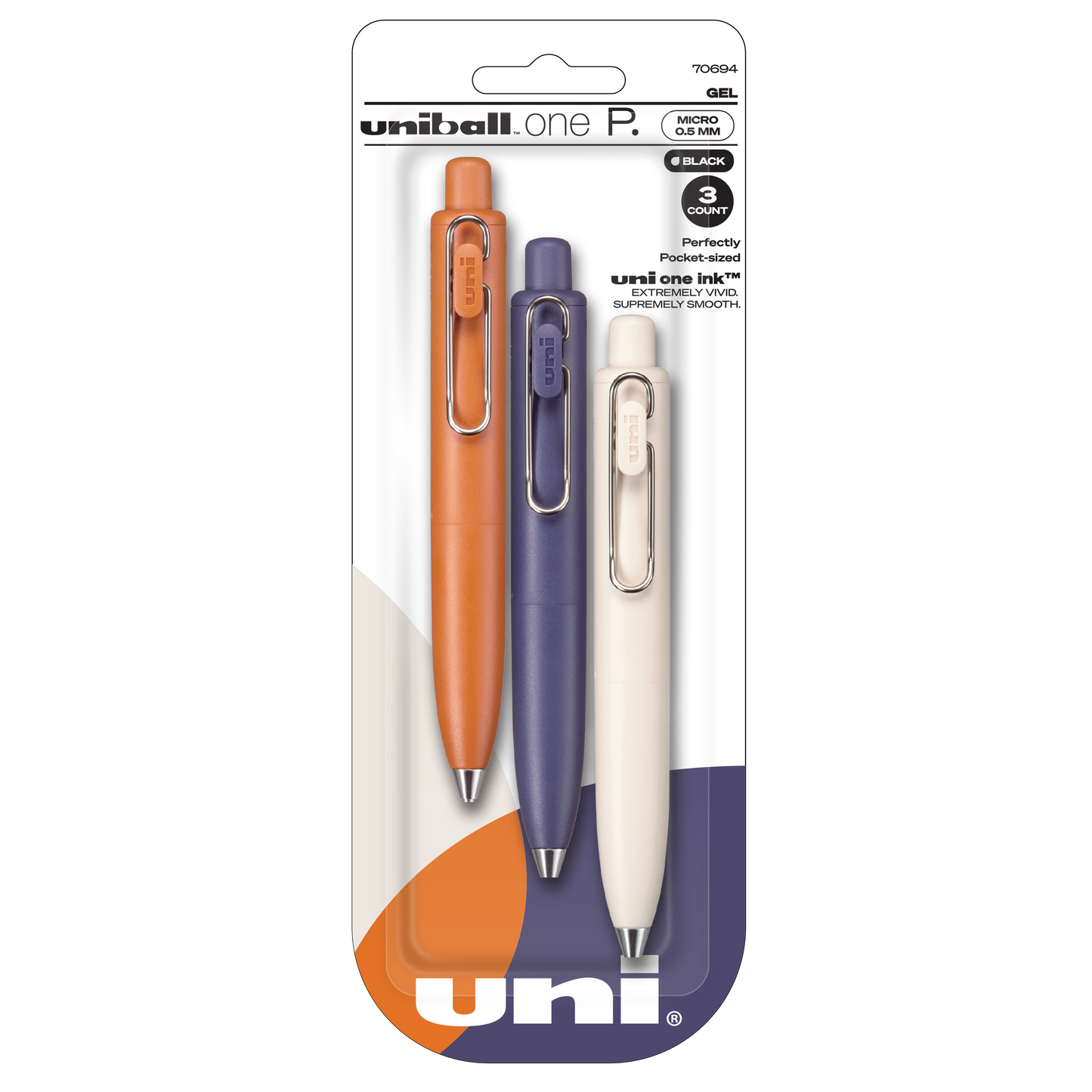 Uni-ball One P - Bolígrafos de Gel Retraíbles en Sets