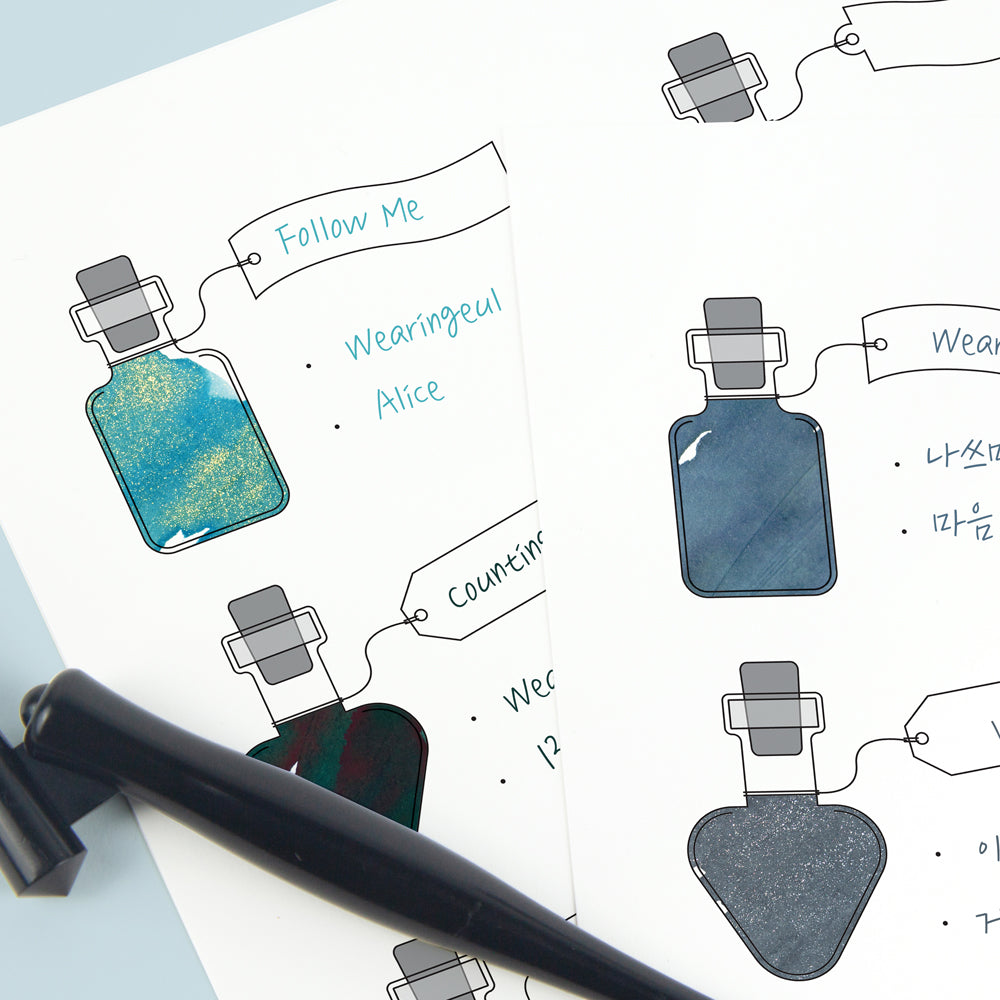 WEARINGEUL - Alice's Potion Ink Color Swatch Cards