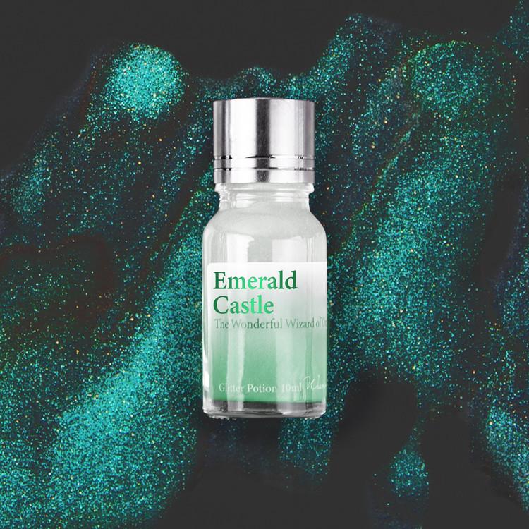 WEARINGEUL - Emerald Castle Glitter Potion - Botella de 10 ml.