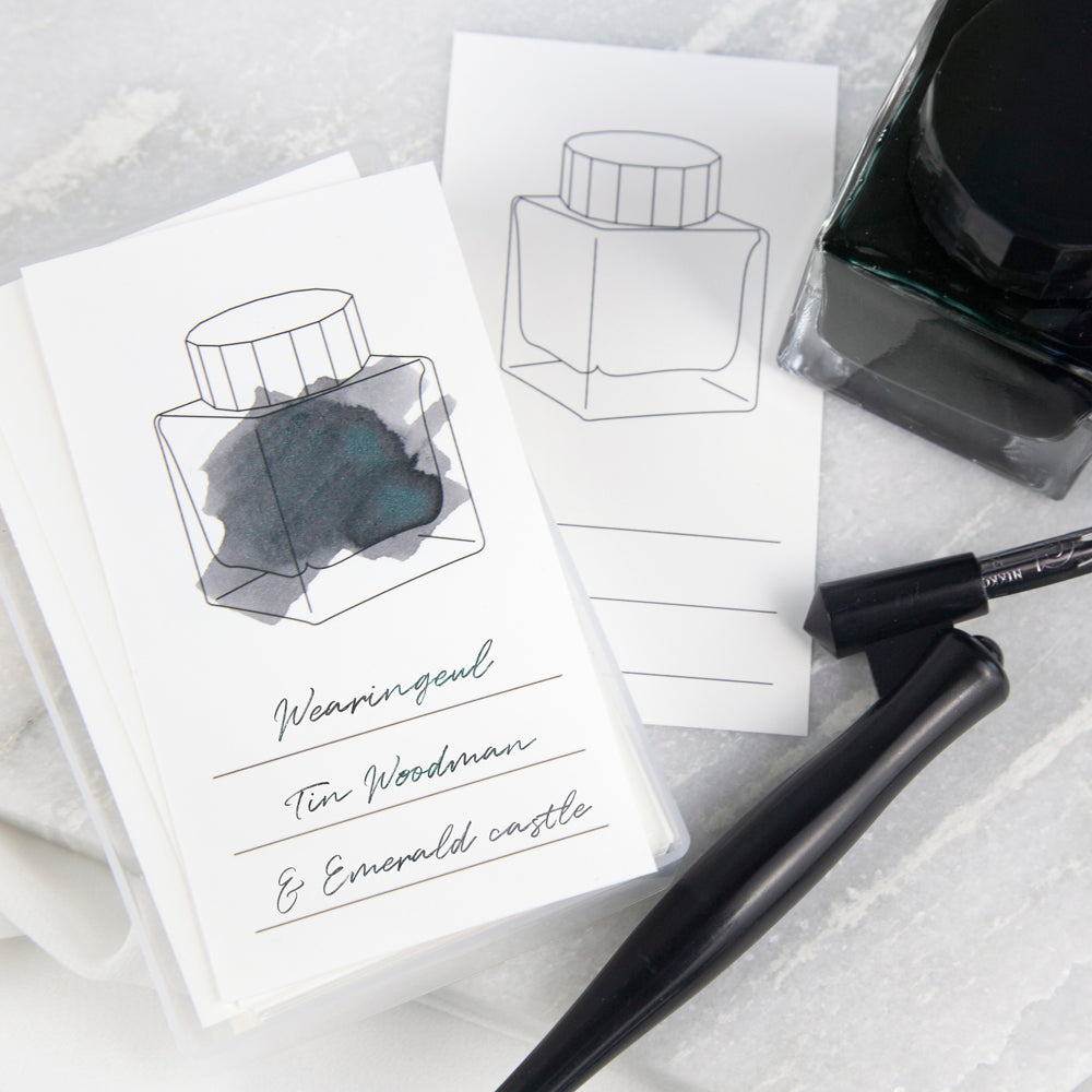 WEARINGEUL - Ink Color Chart Cards (Tarjetas Muestras de color de Tintas)