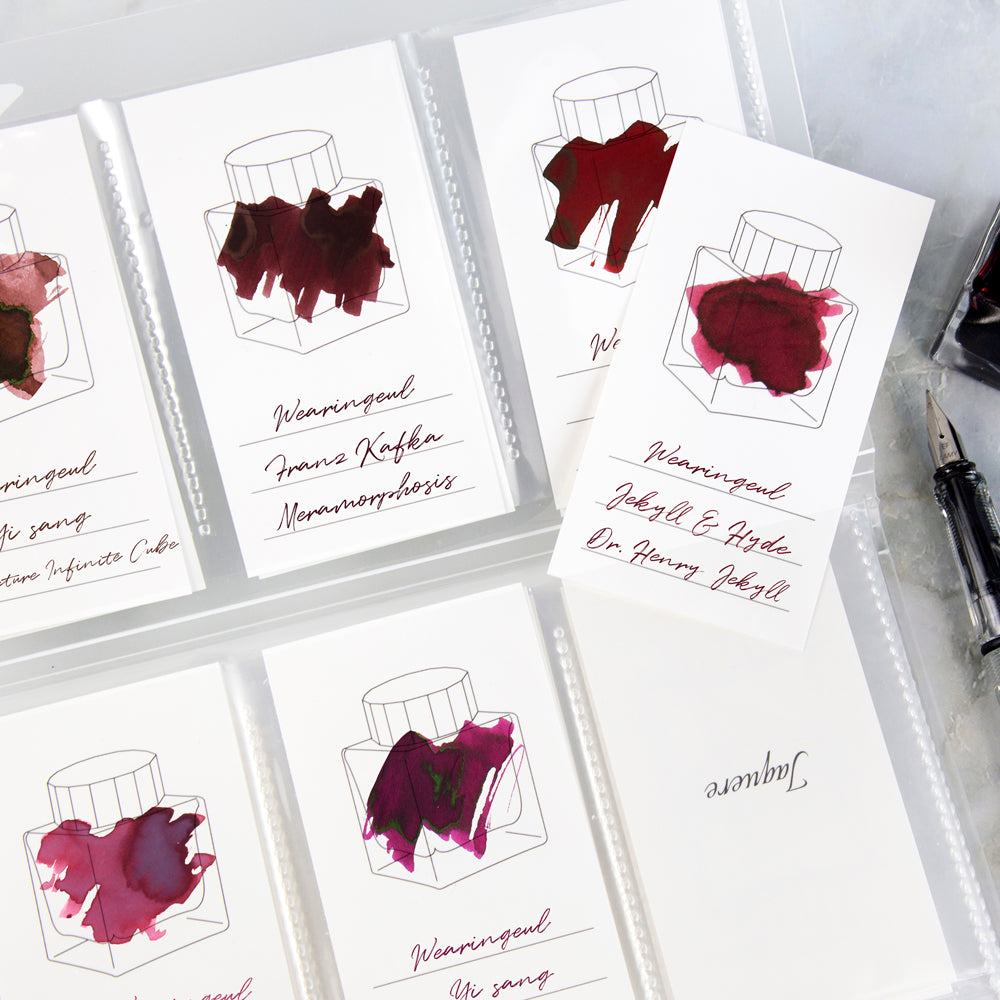 WEARINGEUL - Ink Color Chart Cards (Tarjetas Muestras de color de Tintas)