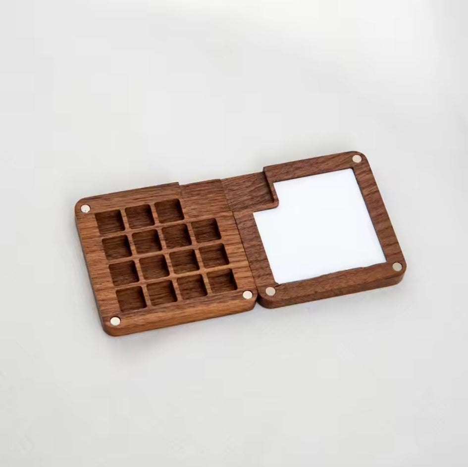 WOOD PALETTE - Portable Wooden Watercolor Palette