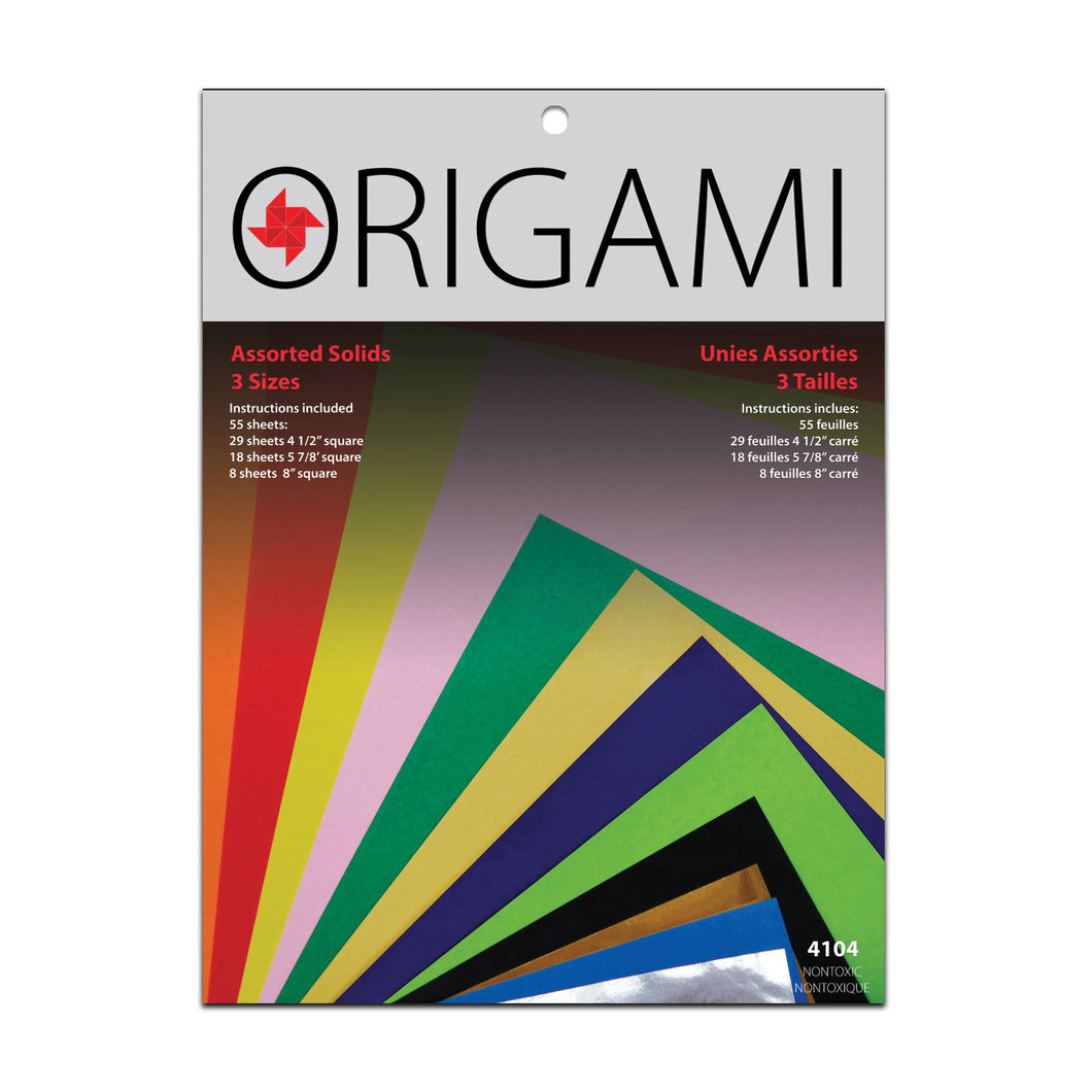 YASUTOMO - Colores Surtidos Papel de Origami (55 hojas)