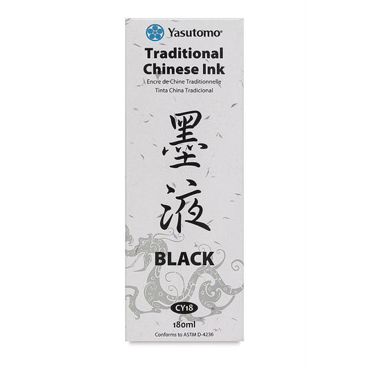 Yasutomo Tinta Sumi Ink Intenso Negro - 180ml.