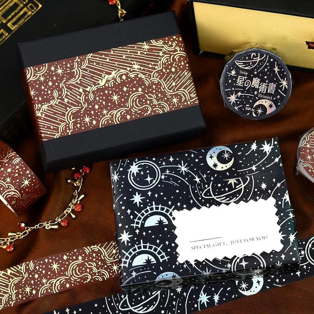 BGM Masking Tape - Star Magic Book - Darkness