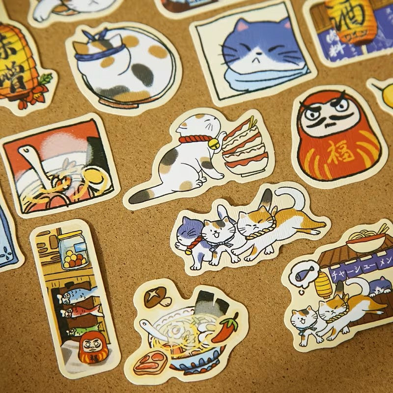 Muroo - Sticker Pegatinas Gatos Japoneses Neko