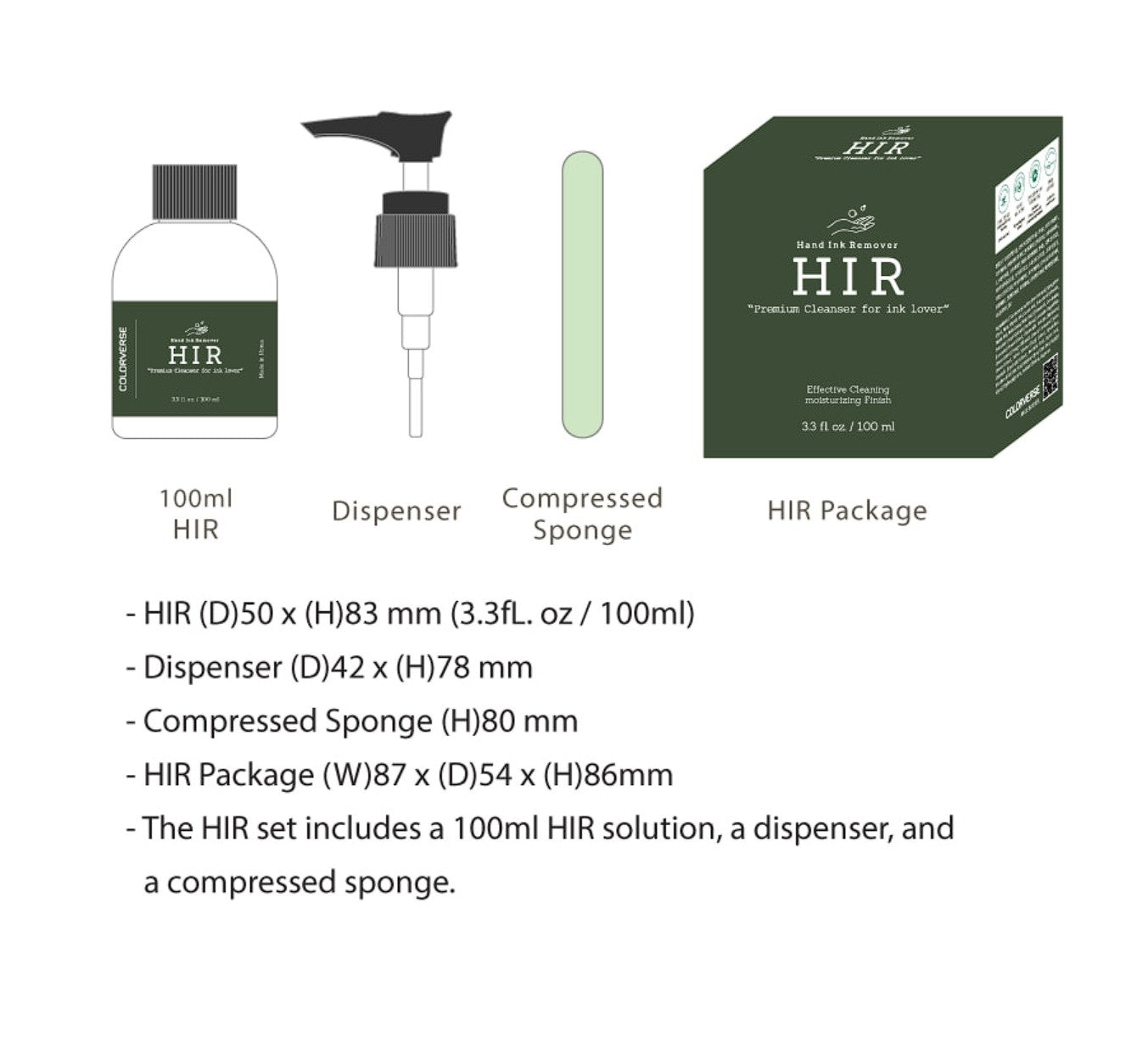 Colorverse Ink Remover - Removedor de Tintas