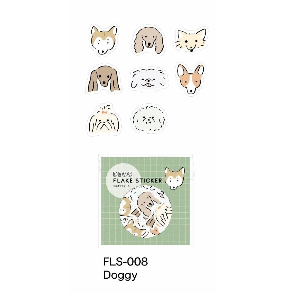 EL COMMUN Deco Flake Sticker - Doggy