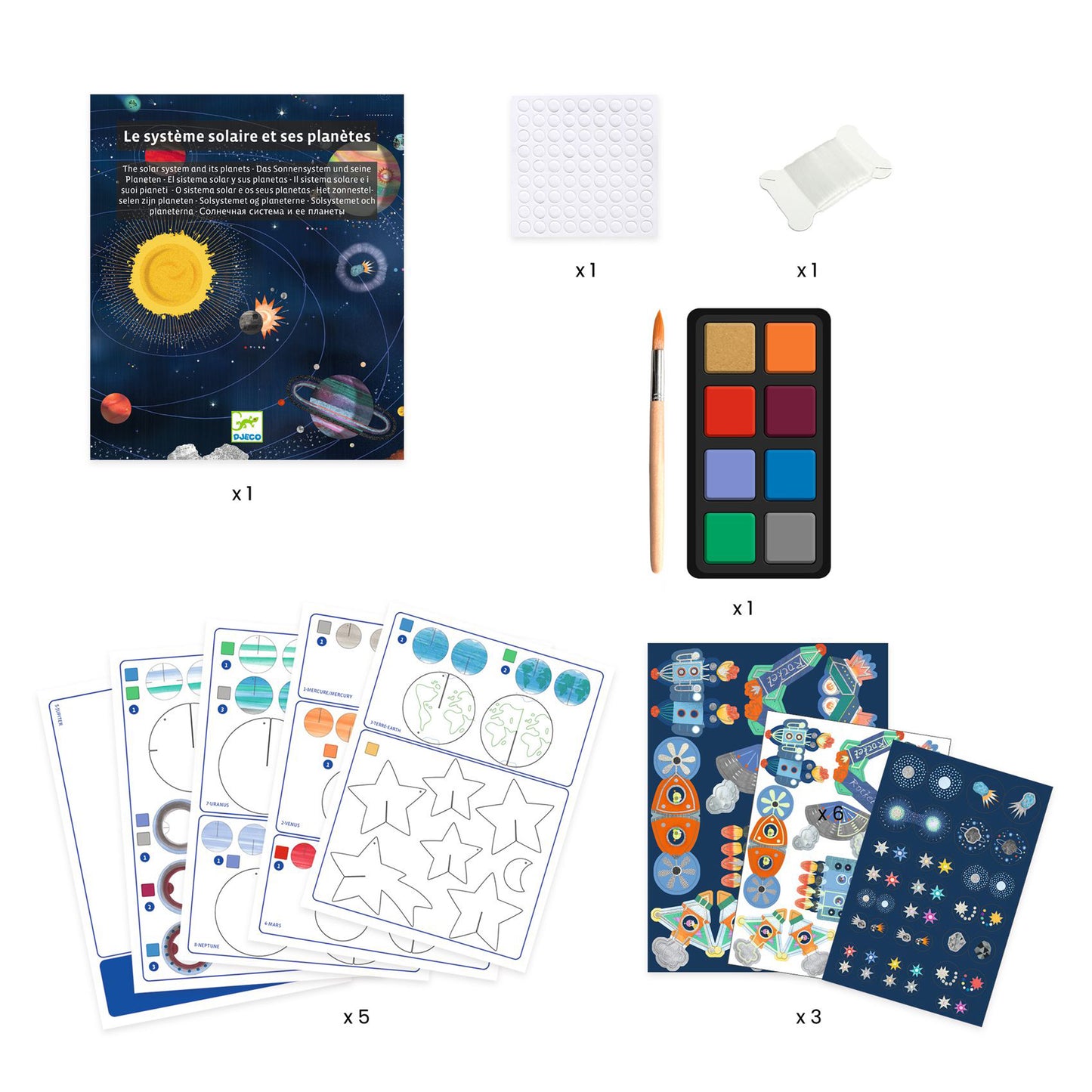 DJECO - Diy Solar System Mobile Kit