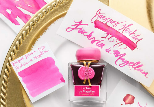 J. Herbin 1670 Anniversary Ink - Fuchsia de Magellan - Tinta Boltella 50ml.
