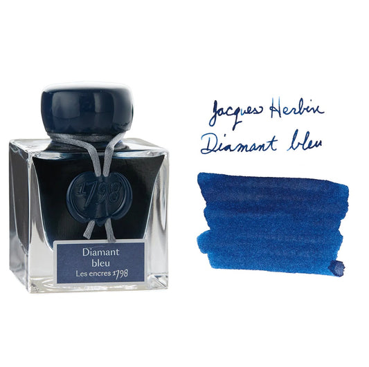 J. Herbin 1798 Anniversary Ink - Diamant Bleu - Tinta Boltella 50ml.