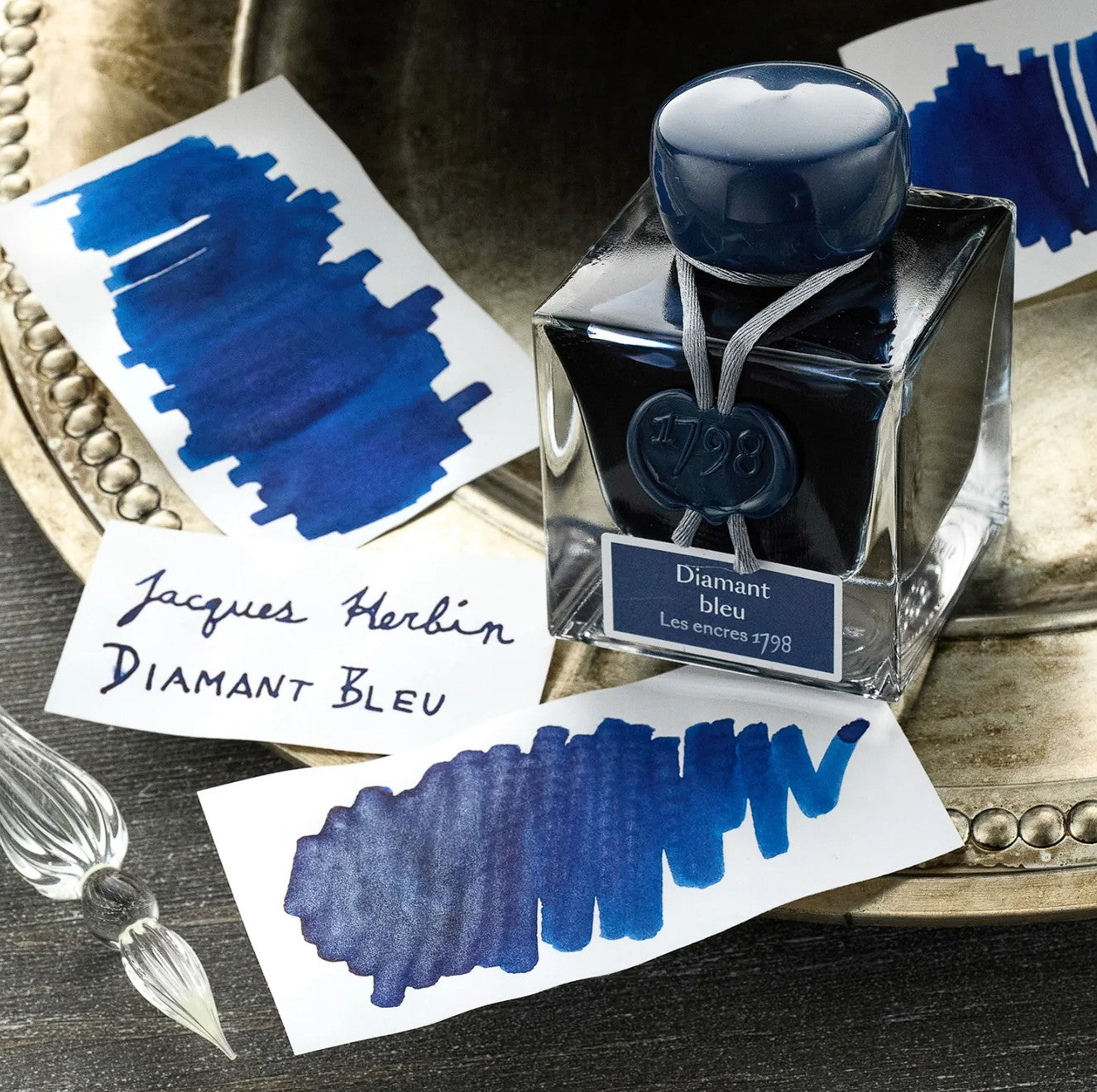 J. Herbin 1798 Anniversary Ink - Diamant Bleu - Tinta Boltella 50ml.