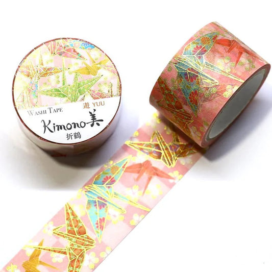 Kimono Beauty Washi Tape - Yuu - Paper Crane