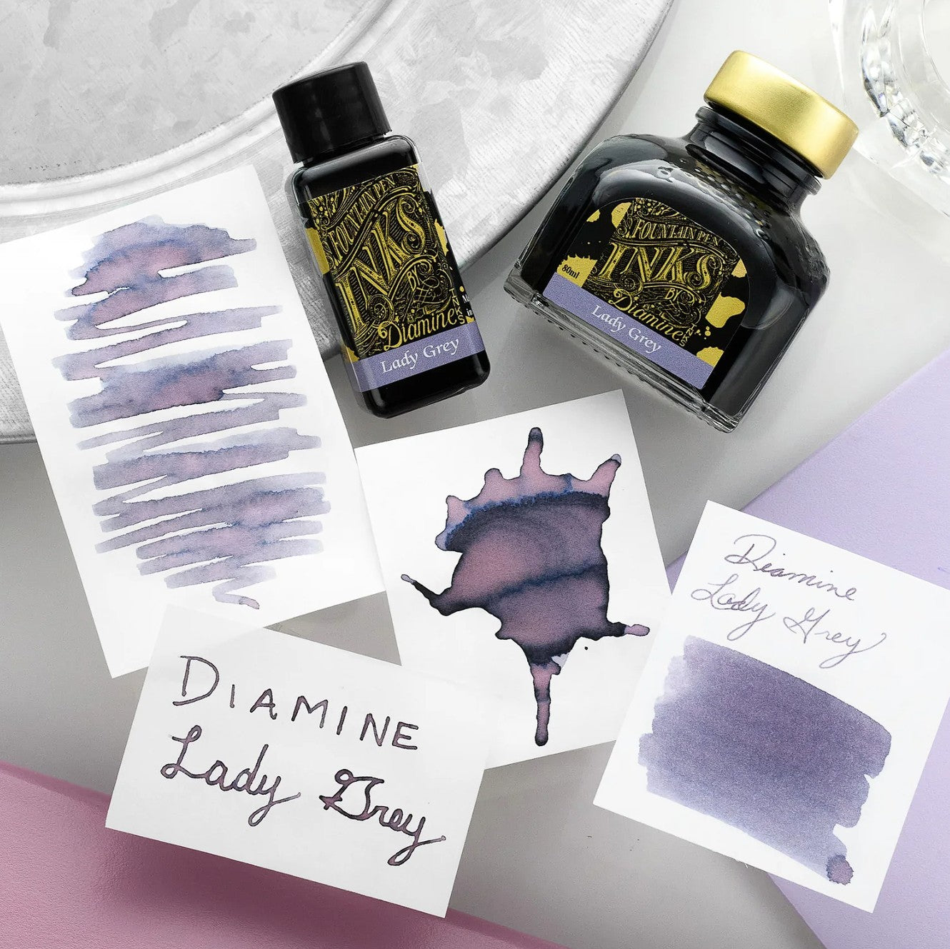 Diamine Lady Grey - Botella 80ml.