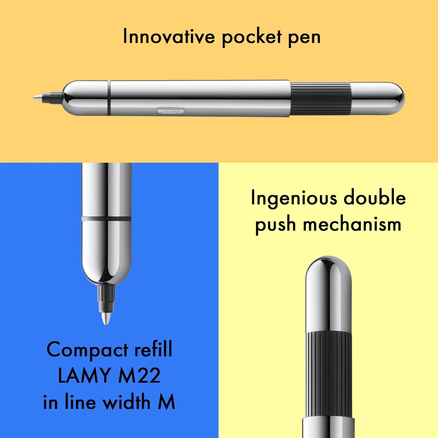 LAMY - Pico Ballpoint Pen - Chrome