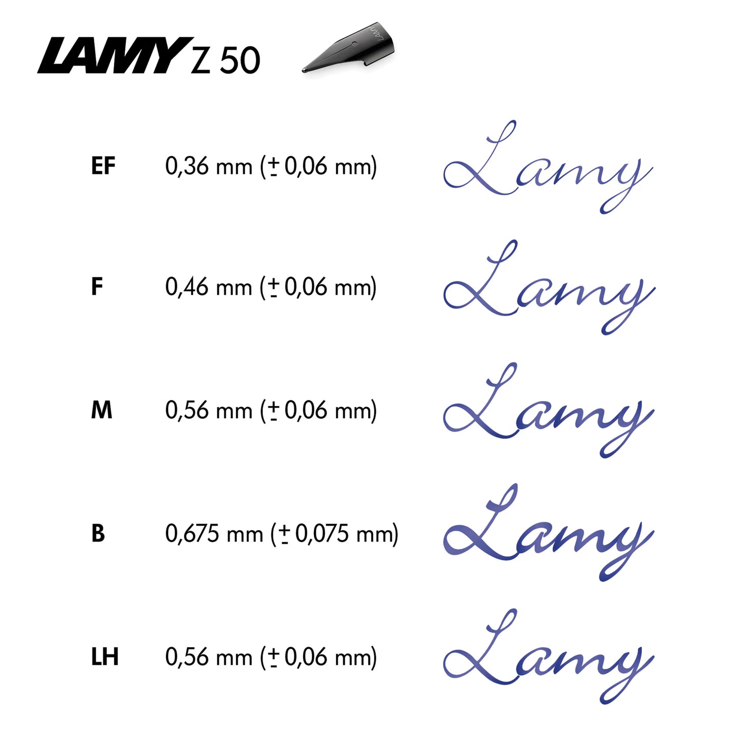 Lamy - Z50 Spare Nib Steel