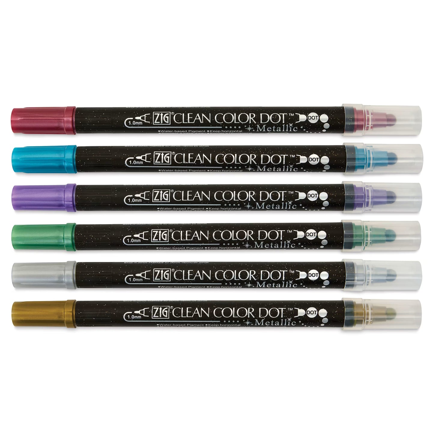 KURETAKE ZIG - Clean Color Dot - Dual Marker - Set de 6