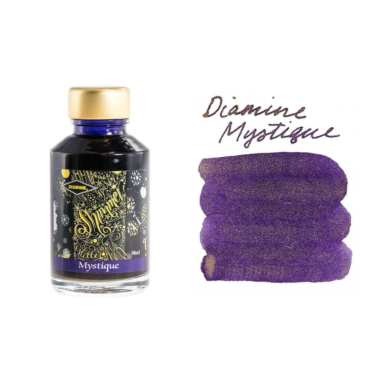 Diamine Shimmertastic - Mystique (Gold) - Botella 50ml.