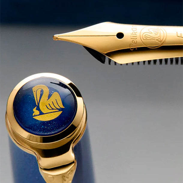 Golden Lapis Fountain Pen