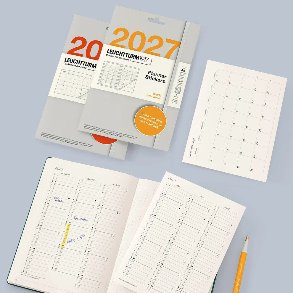 Leuchtturm 1917 - Agenda Pegatina (Planner Stickers) - Agenda 2027