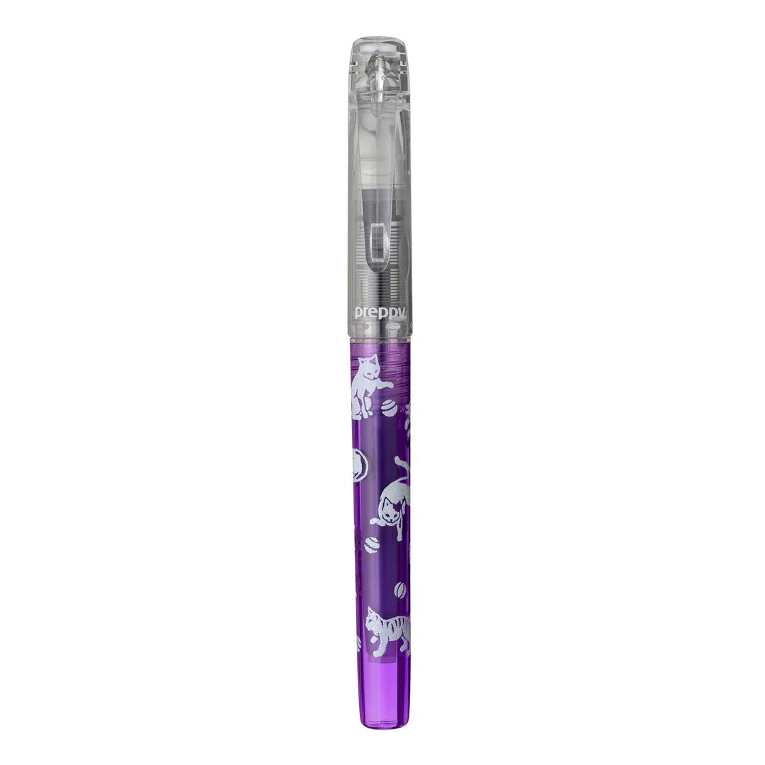 Platinum Preppy Wa Modern Maki-e Fountain Pen - Neko (Edición Limitada)