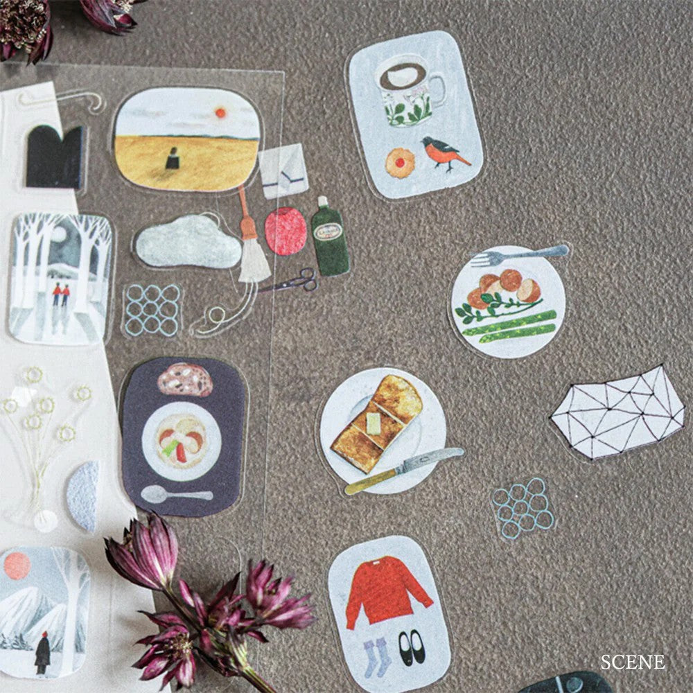 Nishishuku シール SCENE - Sticker Sheet