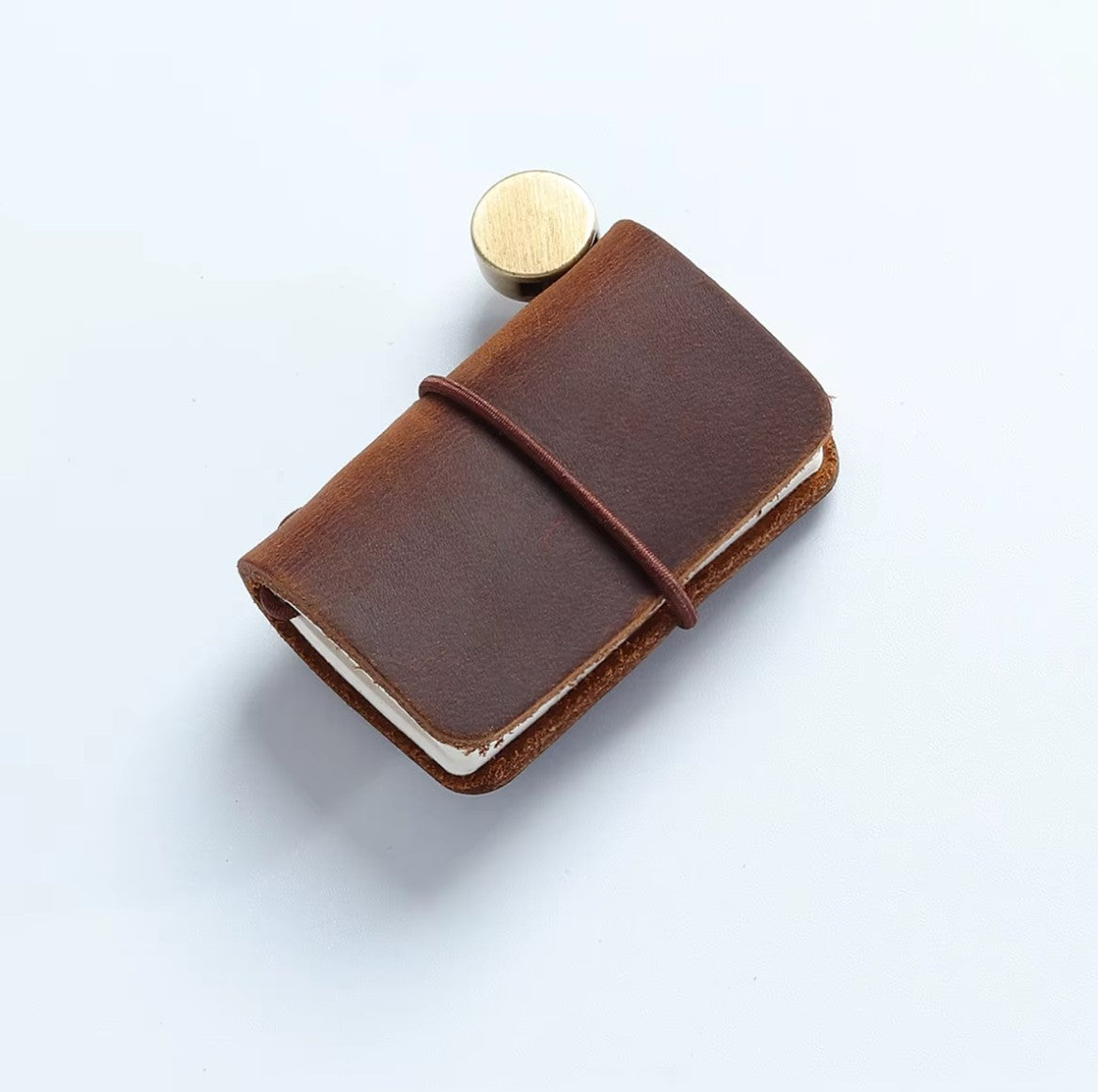 Mini Travelers Notebook - Libreta de Cuero en Miniatura (Mini Leather Journal)