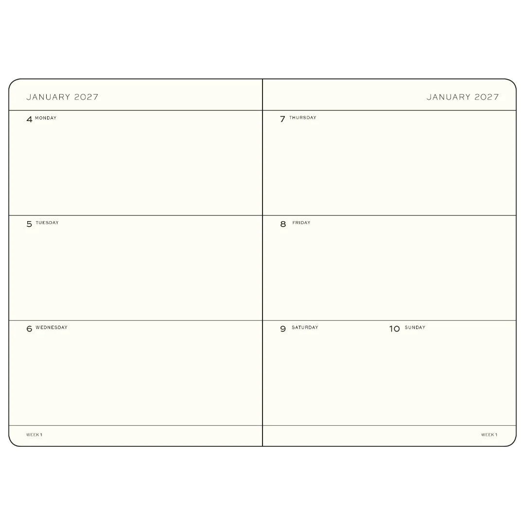Leuchtturm 1917 - Agenda Semanal - Agenda 2027 en Inglés