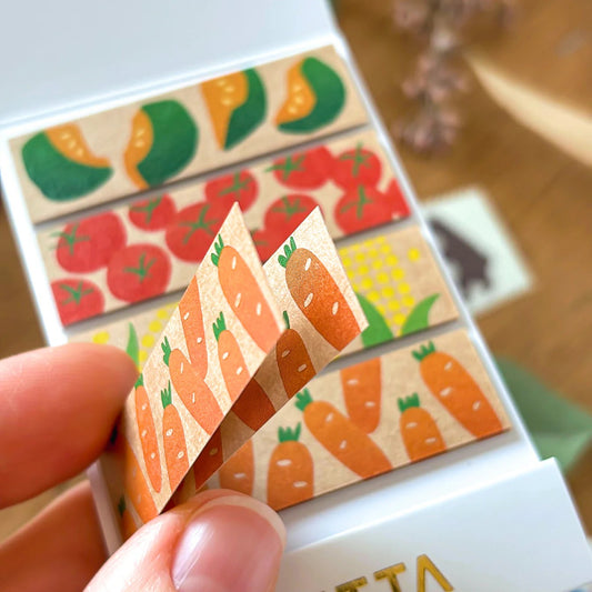 Kitta Portable Washi Tape Sticker - Special - Yasai