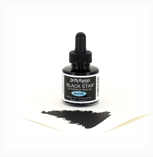 DR. PH. MARTIN'S - Black Star Matte India Ink