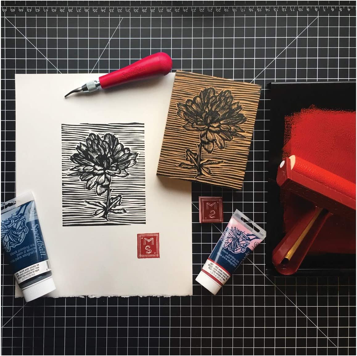 Deluxe Block Printing Kit by Speedball