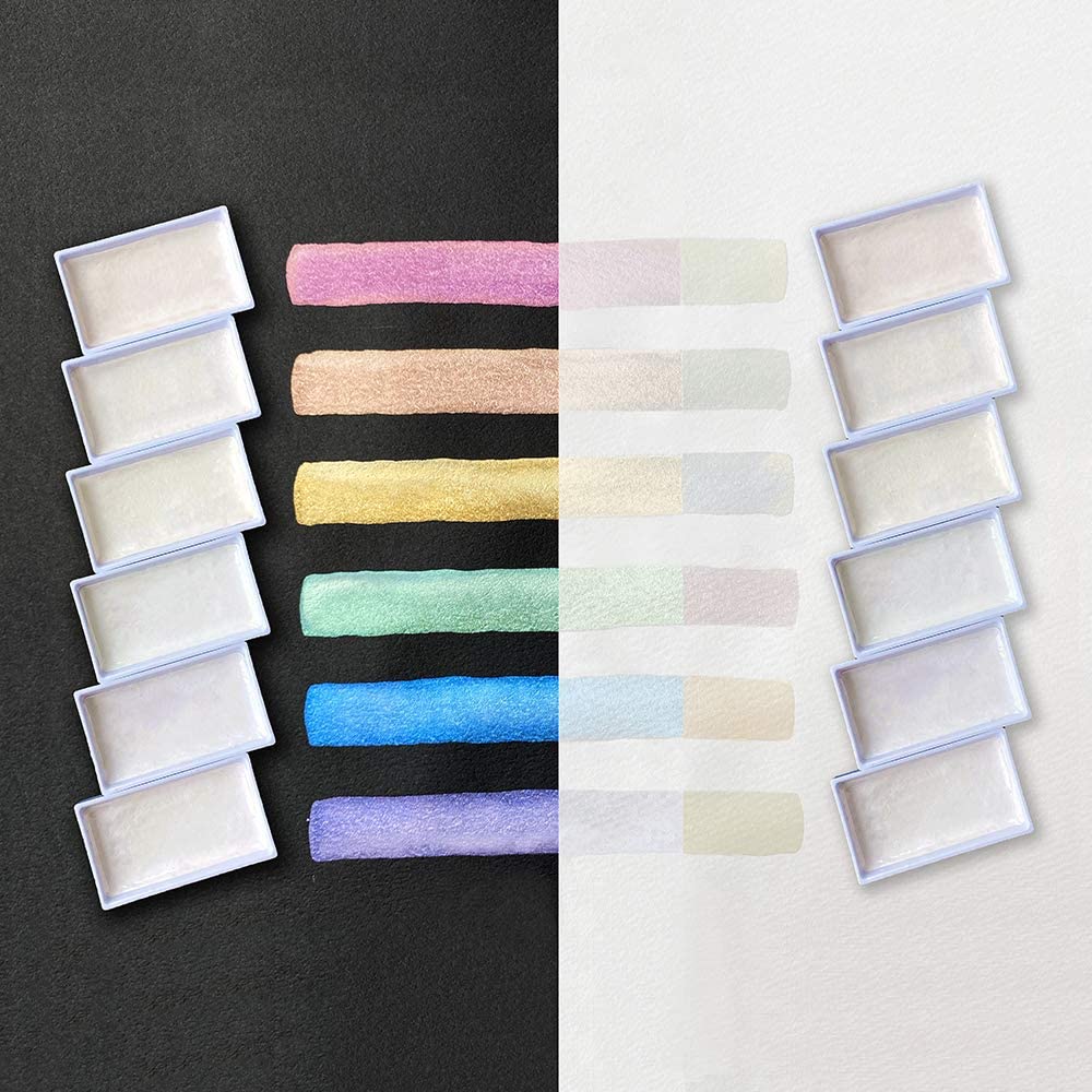 KURETAKE ZIG - Gansai Tambi Metallic Watercolor Sets