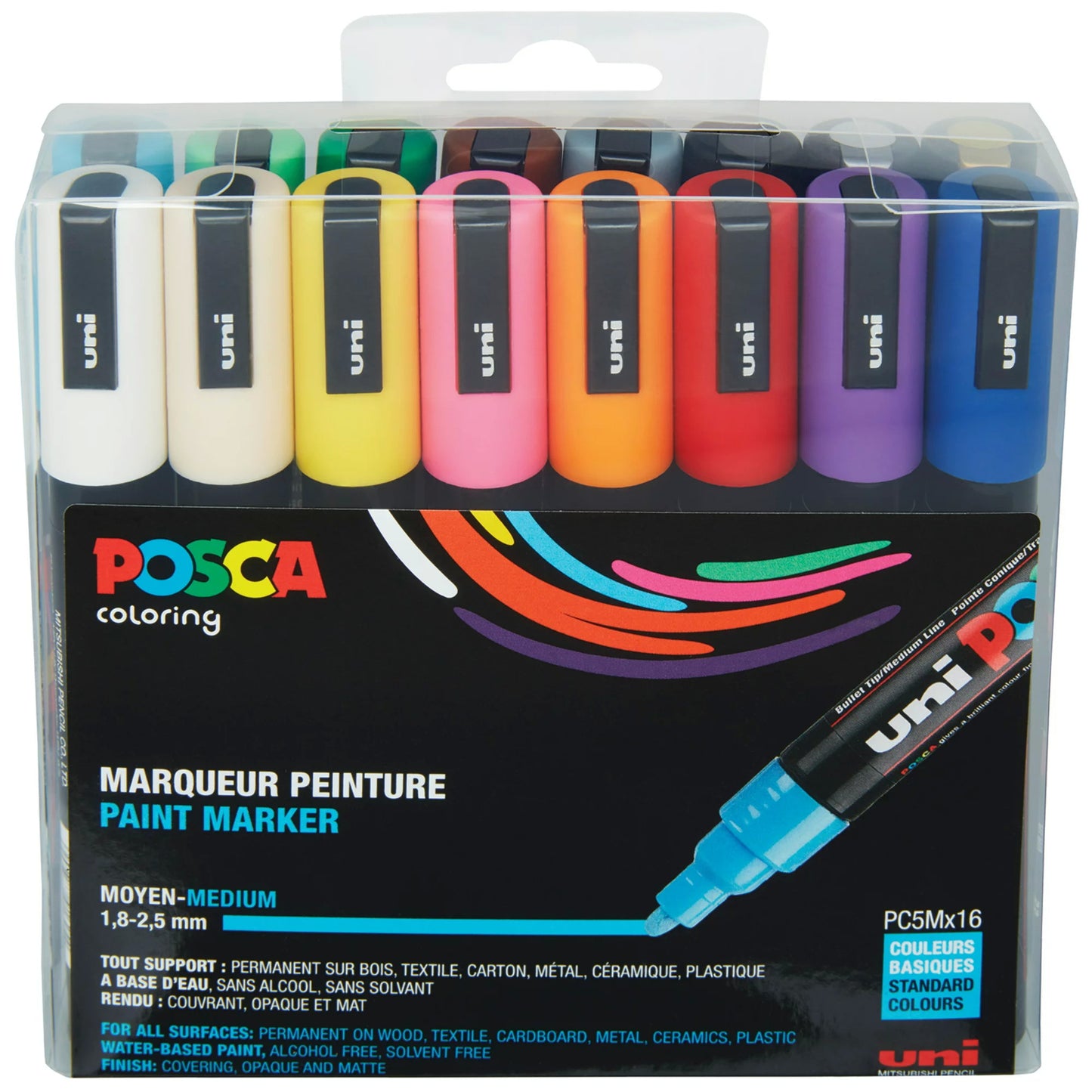 POSCA - Set de Colores Básicos (16)