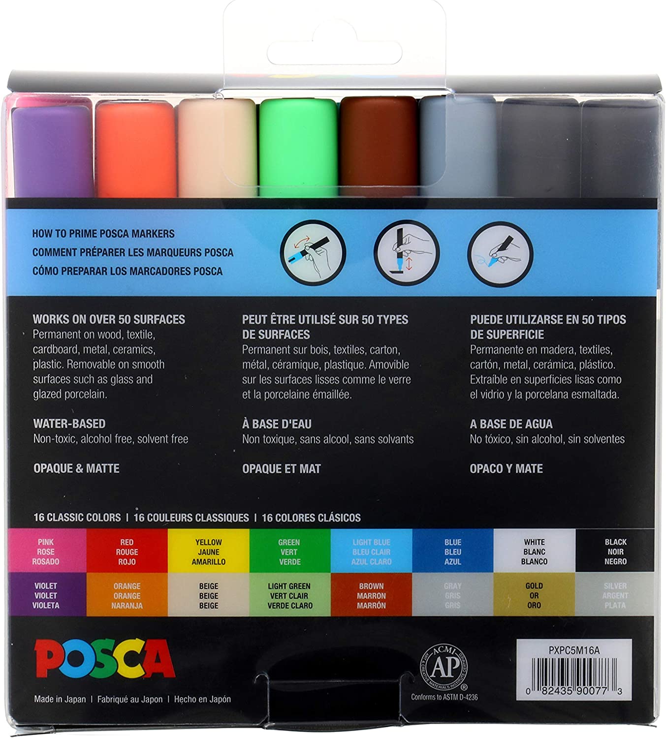 POSCA - Set de Colores Básicos (16)