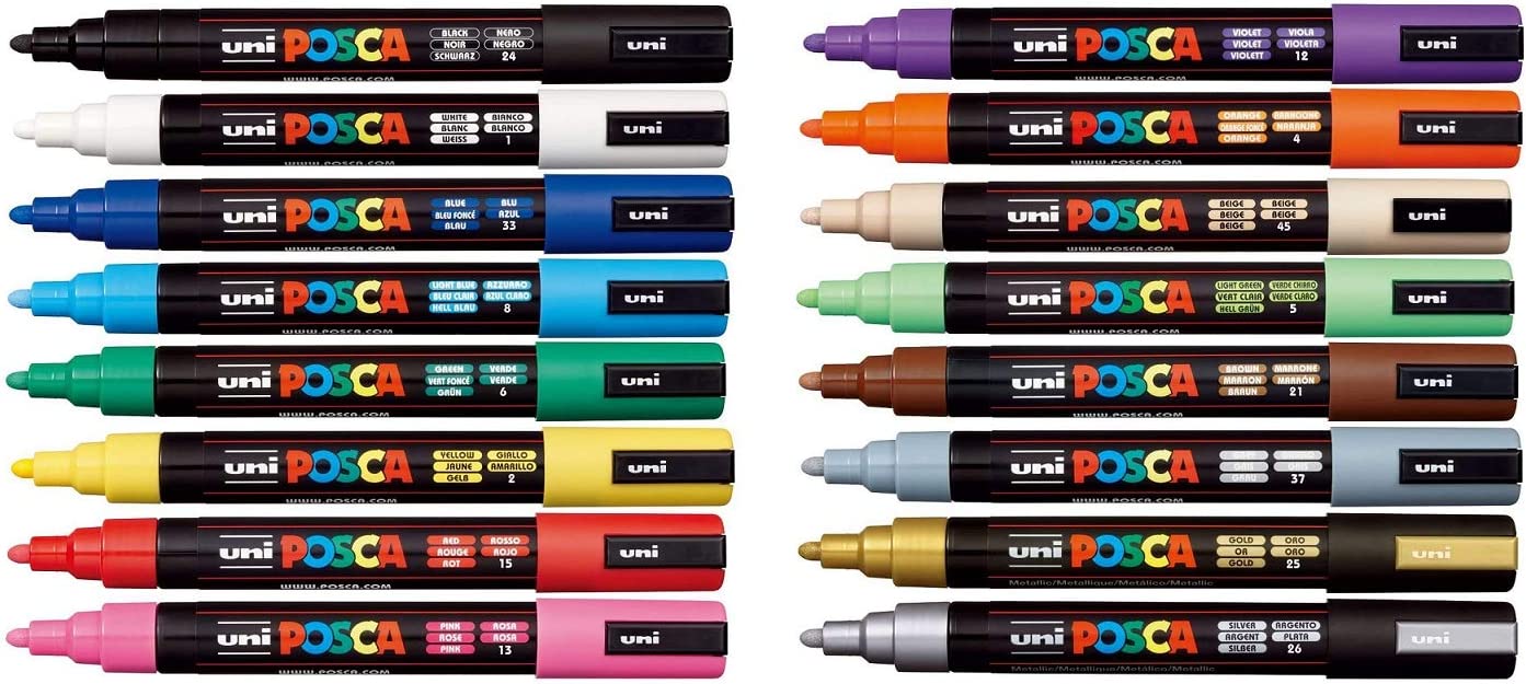 POSCA - Set de Colores Básicos (16)