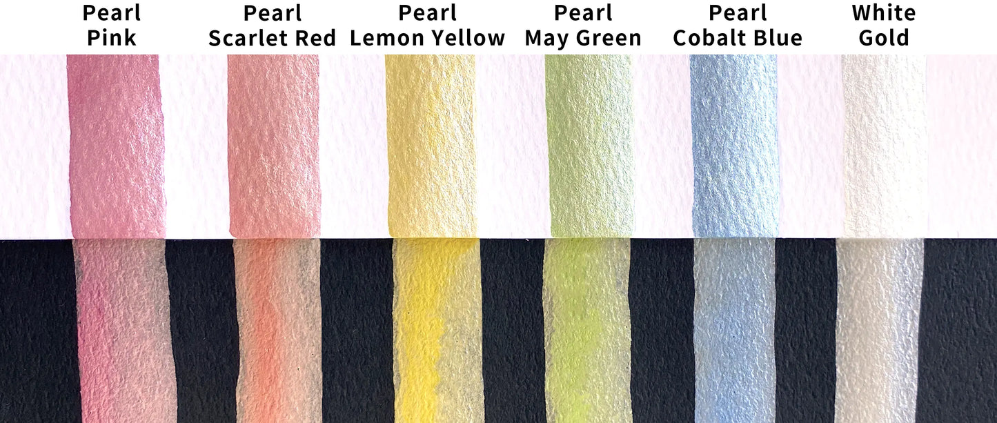 KURETAKE ZIG - Gansai Tambi Metallic Watercolor Sets