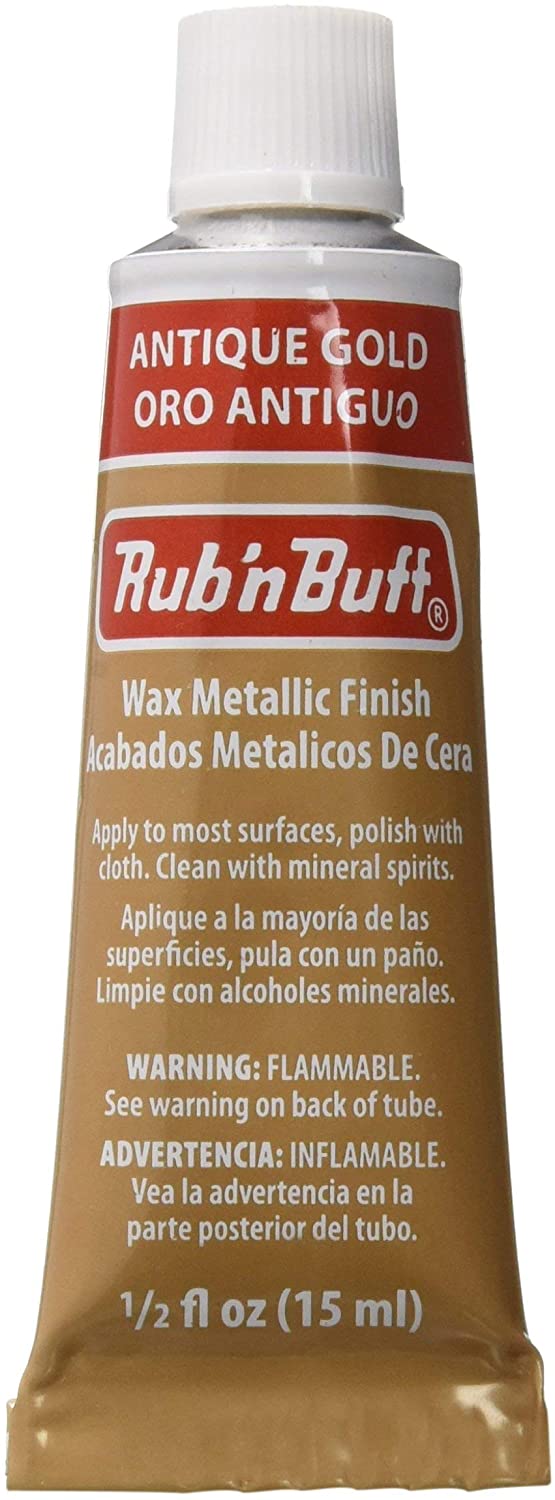 Rub 'n Buff® Wax Metallic Finish