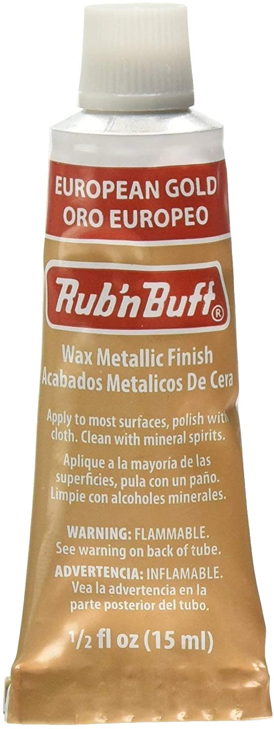 Rub 'n Buff® Wax Metallic Finish