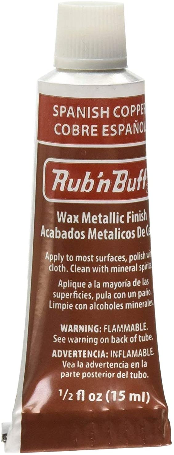 Rub 'n Buff® Wax Metallic Finish