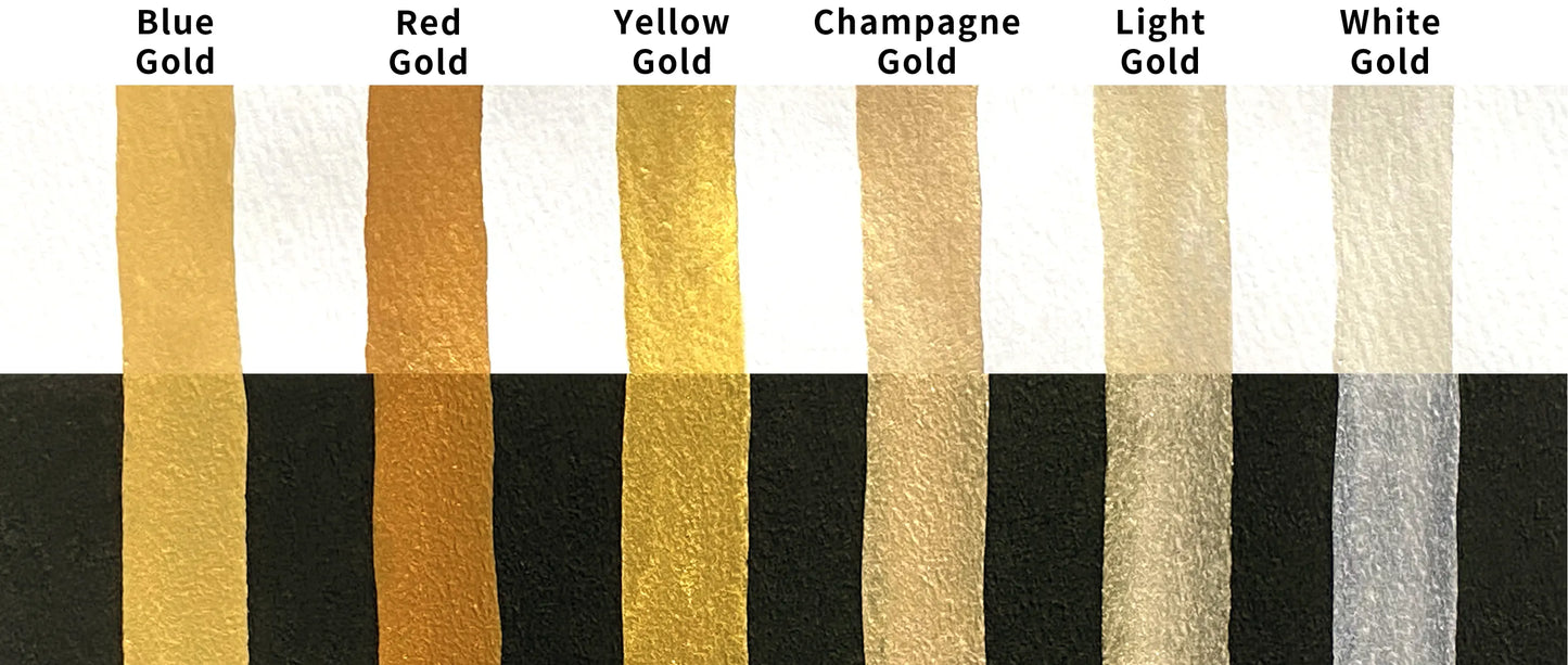 KURETAKE ZIG - Gansai Tambi Metallic Watercolor Sets