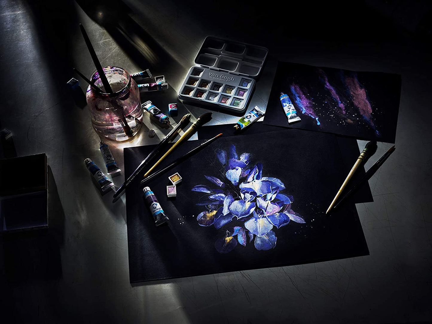 VAN GOGH - Watercolor Black Paper Pads