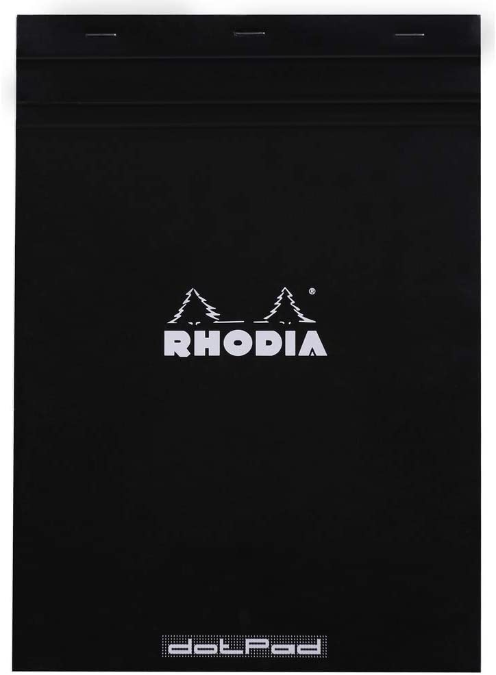 Rhodia dot Pad No.12 - Negro - Punteados - Pequeña