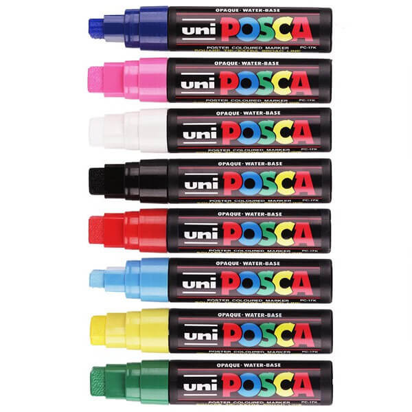 PC-17K - Marcadores Posca - Punta Extra Ancho