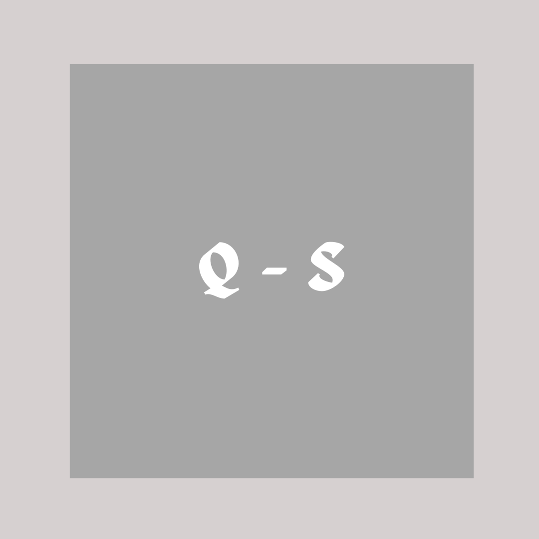 Q - S