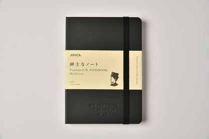 Apica Premium Notebook - Tapa Dura - A6 - Hojas en Blanco - Black