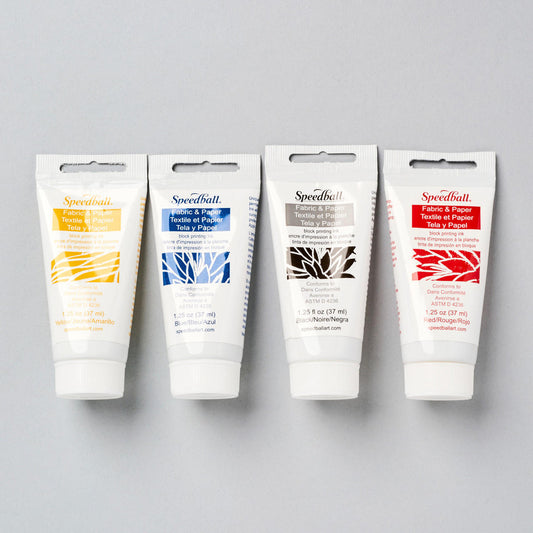 Speedball Basic Fabric Block Printing Ink Set