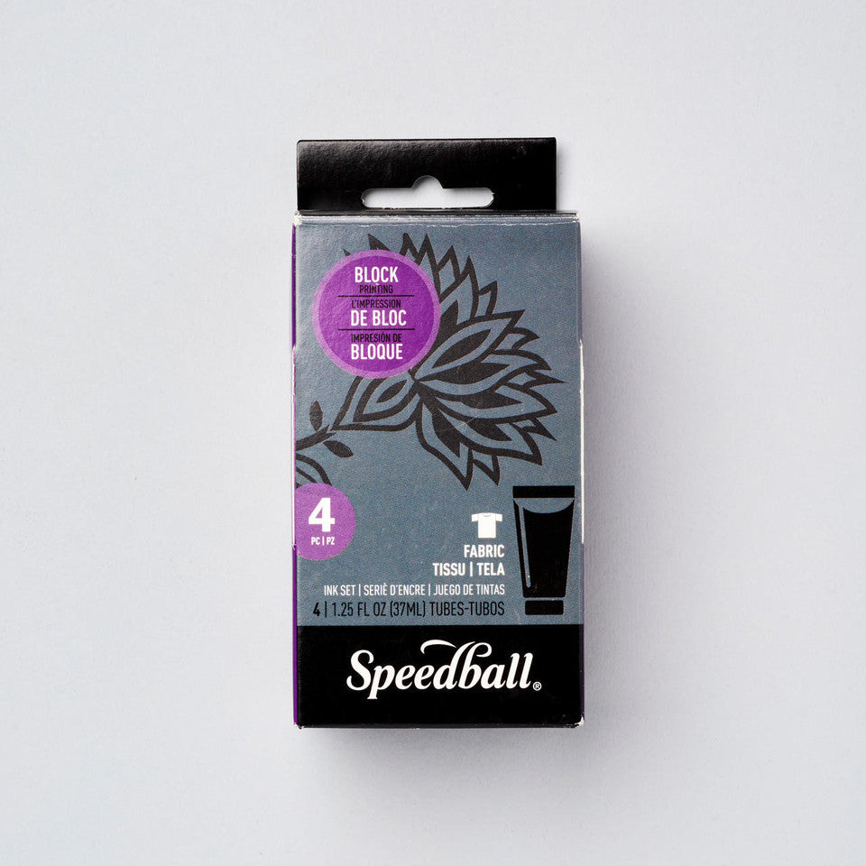 Speedball Basic Fabric Block Printing Ink Set