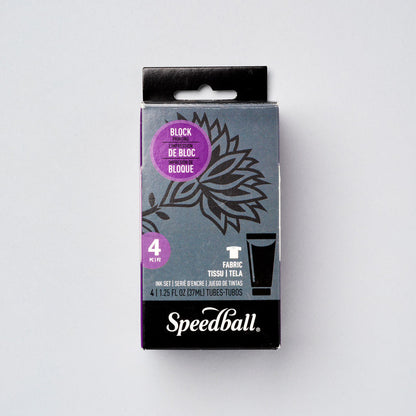 Speedball Basic Fabric Block Printing Ink Set